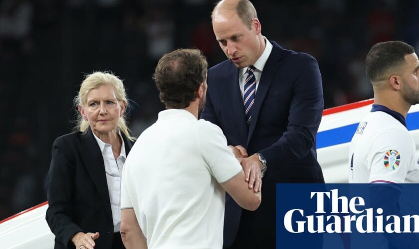 Prince William thanks ‘class act’ Gareth Southgate as he quits as England boss