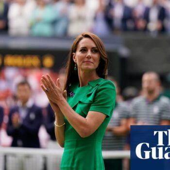 Princess of Wales to award Wimbledon men’s trophy