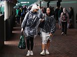 Rain stops play at Wimbledon and dampens spirits at Henley as Met Office warning map shows where downpours will hit worst tomorrow