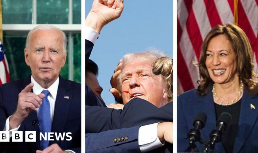 Relive a wild month in US politics in about two minutes