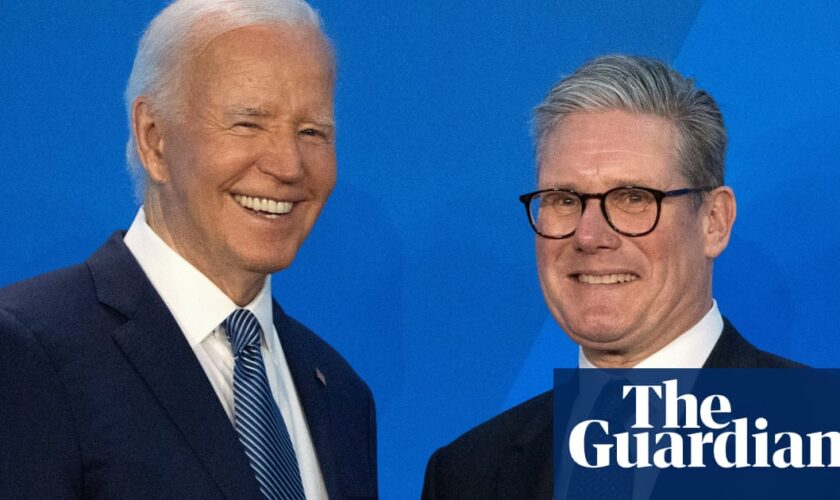 Starmer praises Biden’s ‘remarkable’ career after US election withdrawal