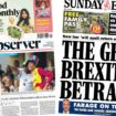 The Papers: 'Bumper pay rise for teachers' and 'Brexit betrayal'