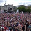 Thousands join Tommy Robinson march in London