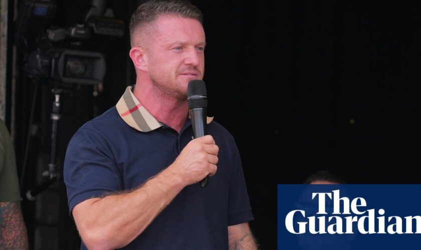 Tommy Robinson says he has been arrested under Terrorism Act