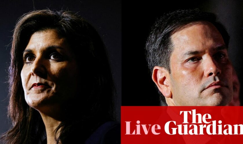 Trump’s former rivals to stage show of unity as Haley, DeSantis and Rubio expected to address Republican national convention – live