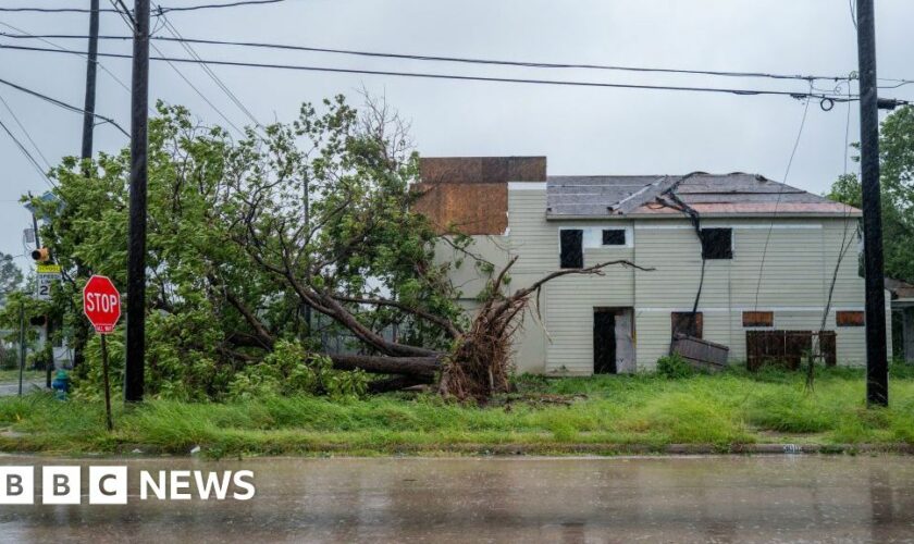 Two dead as Beryl slams Texas leaving millions without power