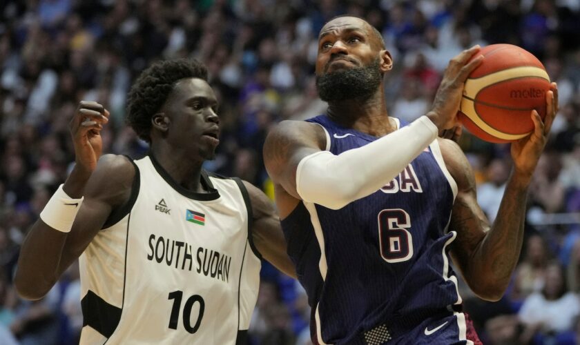 U.S. basketball barely avoids shocking upset against South Sudan