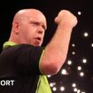 Michael van Gerwen celebrates