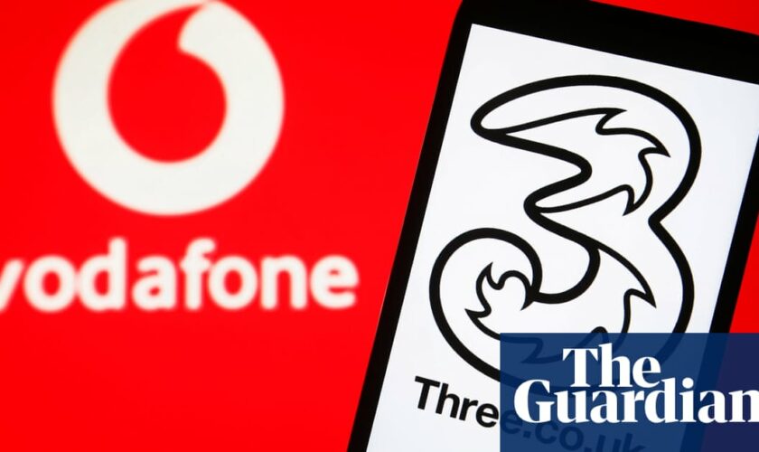 Vodafone says Labour must let it merge with Three UK to deliver nationwide 5G