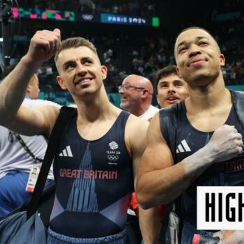 Highlight video from heat one on the men's gymnastics