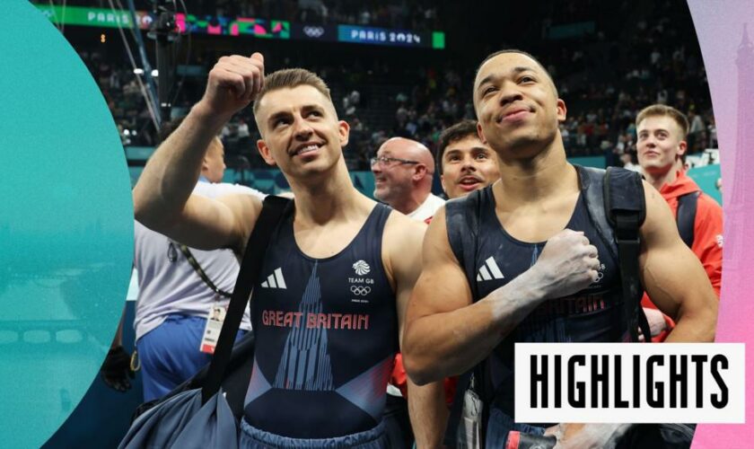 Highlight video from heat one on the men's gymnastics