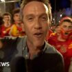 Watch: Ecstatic Spain fans surround BBC reporter in Madrid