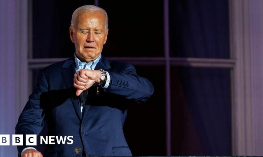 Who are the Democrats calling time on Joe Biden?