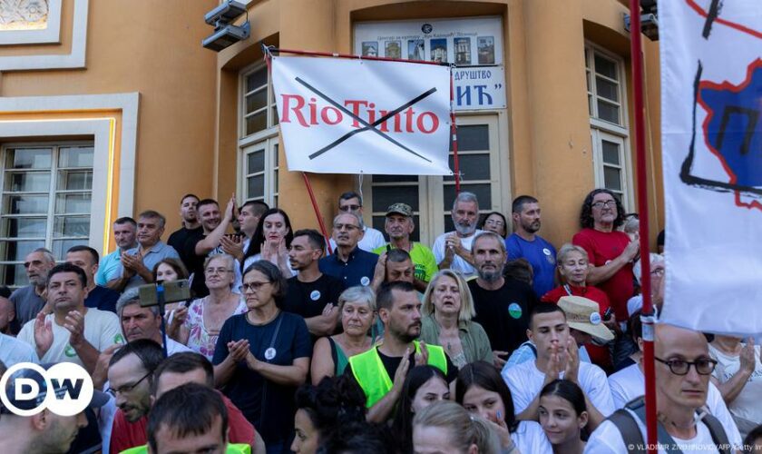 Wieder Proteste gegen Lithium-Abbau in Serbien