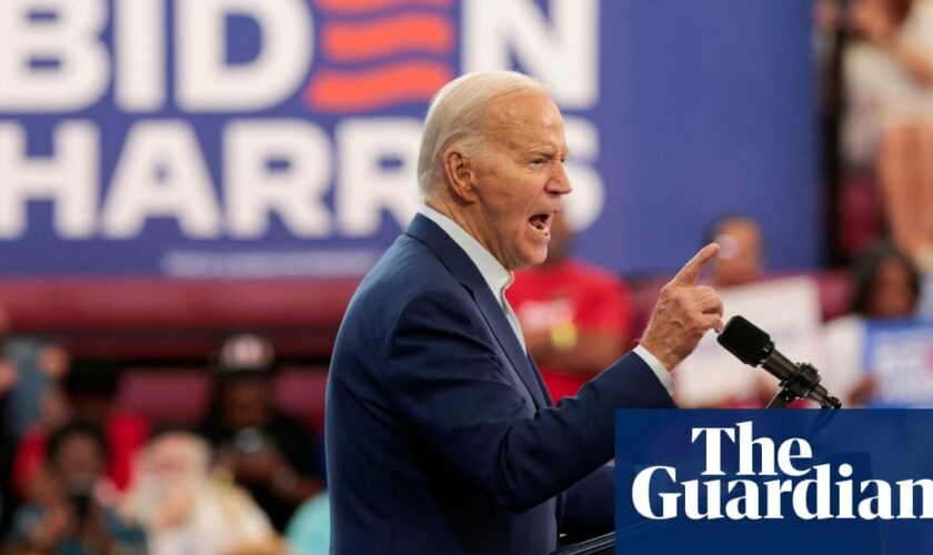 ‘I’m not going anywhere’: Biden holds Michigan rally as calls to quit persist