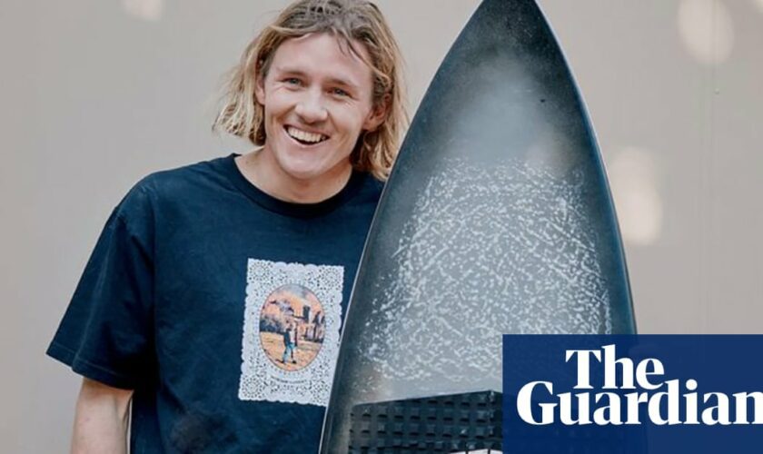 ‘Spot something missing?’: NSW surfer jokes about leg that great white bit off