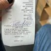 Gay waiter brought to tears when bigot customer left atrocious message on receipts instead of a tip reveals the incredible twist