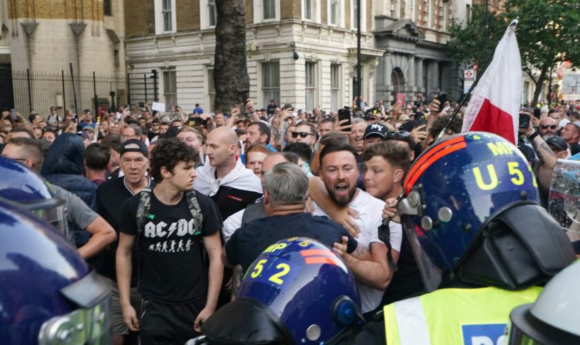 Southport protests latest: Prison van arrives ahead of murder suspect’s court hearing after riots across UK