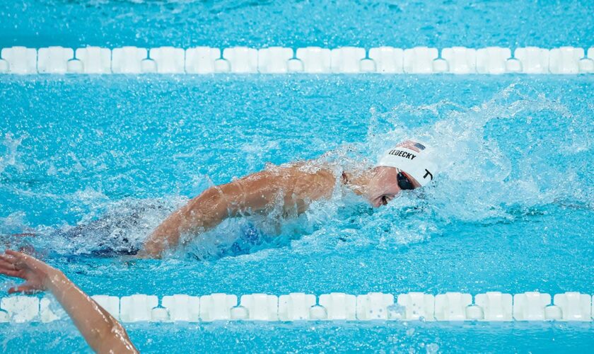 Katie Ledecky wins record-breaking 13th Olympic medal in women's 4x200M freestyle relay