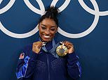 Simone Biles takes a five-word swipe at Trump after winning gold in gymnastics at the 2024 Paris Olympics