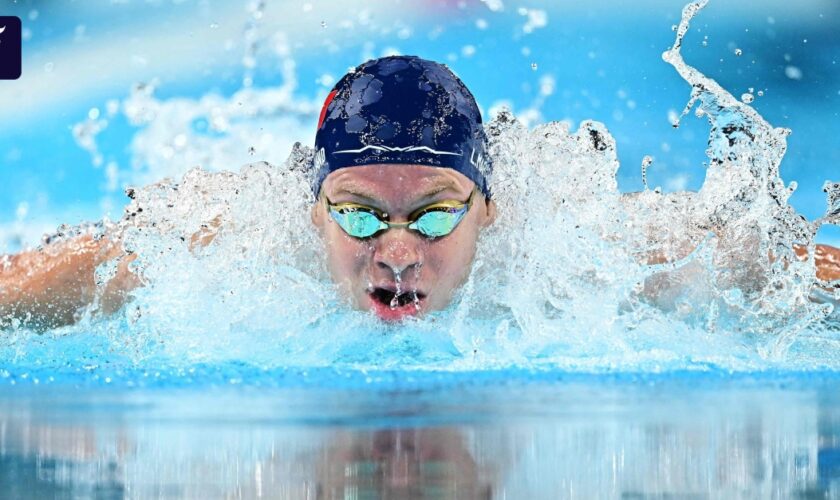 Viertes Gold für Marchand: „Er fliegt durch das Wasser“