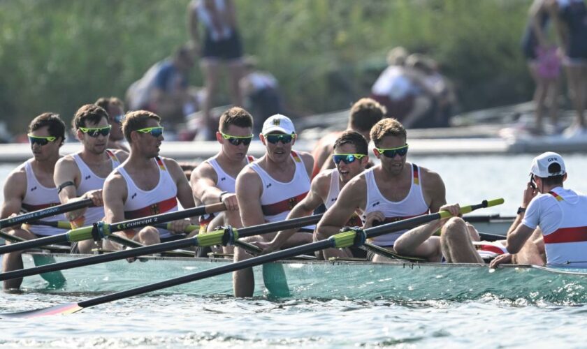 Weltspitze weit entfernt – keine Medaille für Deutschlands Achter