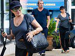 Sadie Frost enjoys another cosy outing with her ex-boyfriend Darren Strowger after insisting she's single following the end of their eight-year relationship