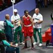 Sobbing Olympics gender row boxer Imane Khelif beats Hungary's Anna Luca Hamori and scores at least a bronze medal in brutal match as controversial march towards gold in Paris continues