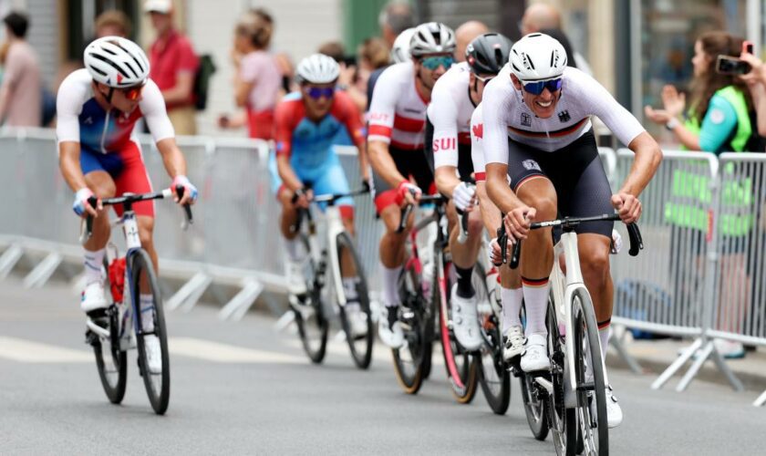 Radprofis beim Olympiarennen geblitzt