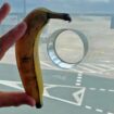 Mystery of why there are holes in airport windows solved – with help from banana