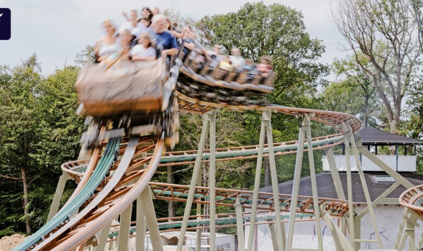 Die längste Achterbahn Hessens ist weit vom Deutschlandrekord entfernt