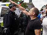 Britain's disturbing underbelly hijacking the Southport tragedy: How far-right groups have organised violent riots on streets across the country - as footage emerges of one protester proudly showing off a Nazi tattoo