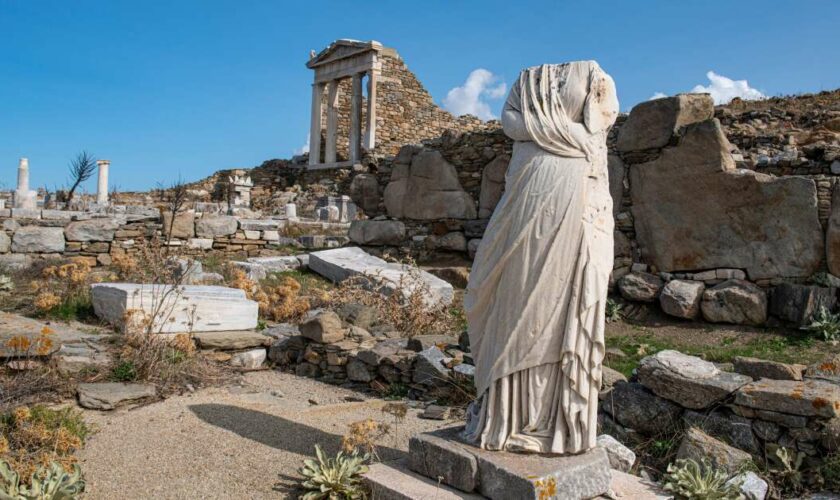 Délos, un joyau archéologique menacé par les eaux de la Méditerranée