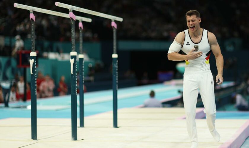 Warum Dauser mit Hambüchens altem Volleyballschoner turnt