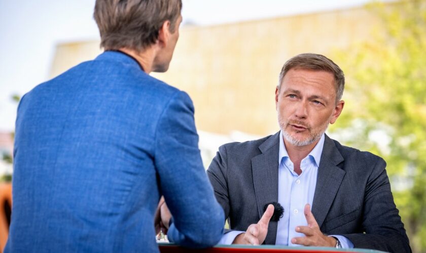 ZDF-Sommerinterview: Lindner sieht noch Lücke von fünf Milliarden Euro für neuen Haushalt