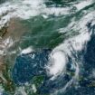 Tropical Storm Debby intensifies into hurricane threatening 10ft storm surge and historic rain in US: Live