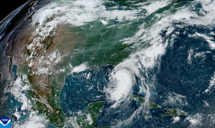 Tropical Storm Debby intensifies into hurricane threatening 10ft storm surge and historic rain in US: Live