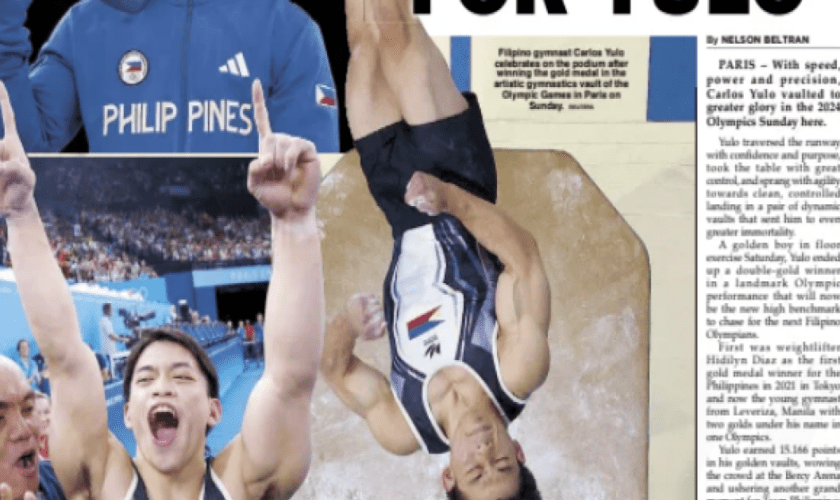 Carlos Yulo, le gymnaste philippin couvert d’or et de bons d’achat