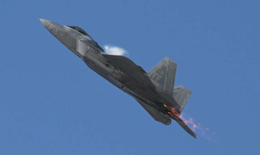 Middle East war fears ramp up as F-22 Raptors rush to keep the lid on Iran