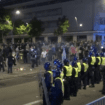 'Sustained violence' against officers in Plymouth as bricks and fireworks thrown