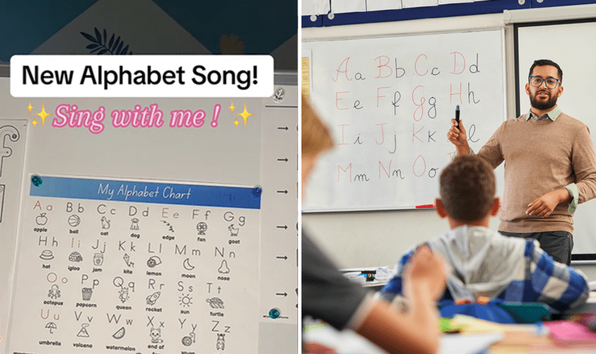 Teachers spark debate for 'Alphabet Song' tune changes: 'Hits my ears wrong'