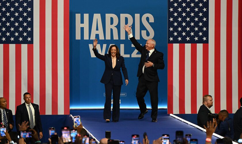 Le logo de Kamala Harris et Tim Walz est-il trop banal?