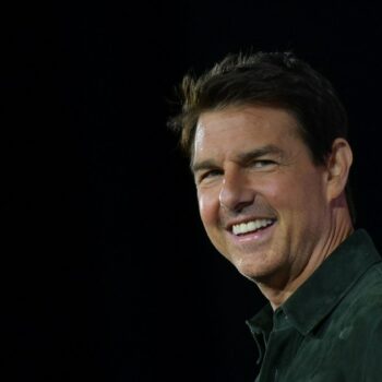 Tom Cruise le 18 juillet 2019 à San Diego (Californie) pour faire la promotion de "Top Gun: Maverick", suite du film à succès sorti en 1986