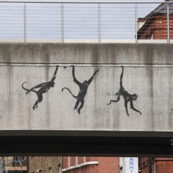 Banksy reveals third new artwork in London this week