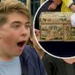 Antiques Roadshow teen's jaw drops as he learns life-changing value of box wrapped in tablecloth by maid - as expert admits 'I've never seen anything like it'