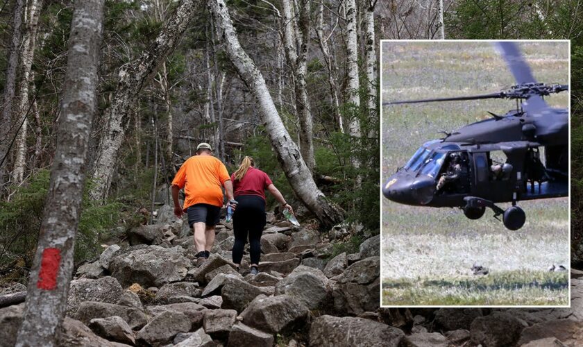 Massachusetts man dies after rescue from New Hampshire hike by Black Hawk helicopter