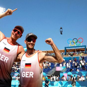 Olympische Spiele 2024: Deutsche Beachvolleyballer erreichen Olympiafinale