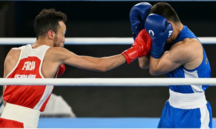 Billal Bennama médaillé d’argent en boxe catégorie -51 kg aux JO de Paris