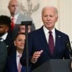 President Biden asks for direction during Rangers' World Series celebration at White House: 'What am I doing?'