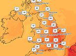 Britain to be hotter than the Sahara Desert! Temperatures will reach 33C during 'intense' heatwave this weekend... but Met Office says sunny spell could be 'short-lived' and warns of 'severe' thunderstorms on the way as Storm Debby takes aim at the UK